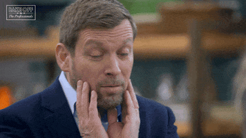 Confused Breath GIF by The Great British Bake Off