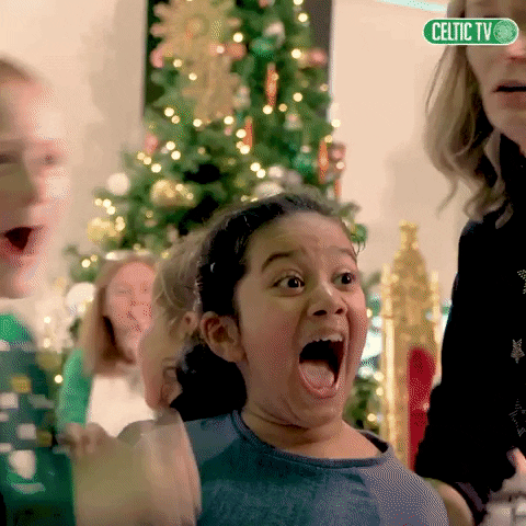 Excited Party GIF by Celtic Football Club