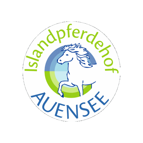 Islandpferde Auensee Sticker