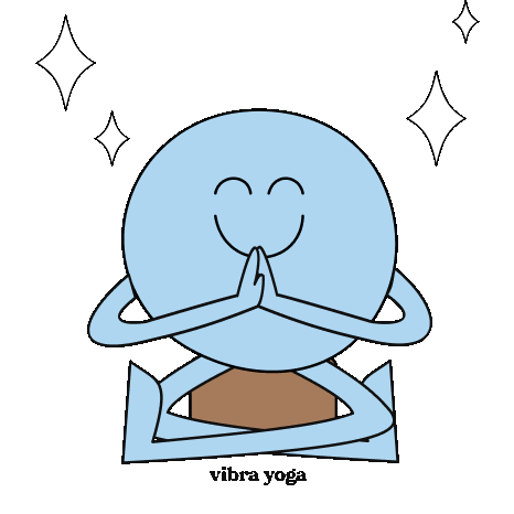 vibra yoga Sticker