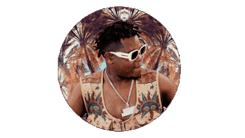 Palm Trees Dance Sticker by Bruce Melodie