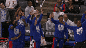 Celebrate Javonte Green GIF by Detroit Pistons