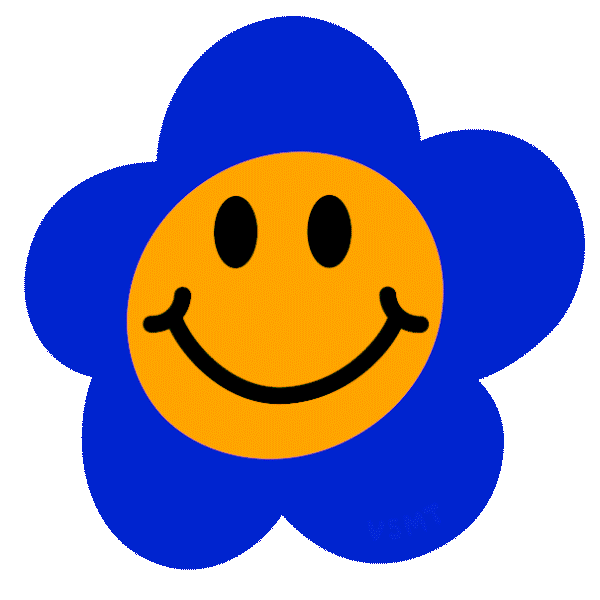 smiling face clip art blue