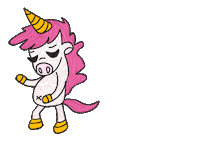 dancing unicorn animated gif