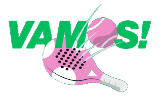 Padel Vamos Sticker by padelgarden