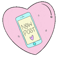 Heart Post Sticker by Fer Almeida Designer