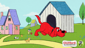 Looking Clifford The Big Red Dog GIF by PBS KIDS