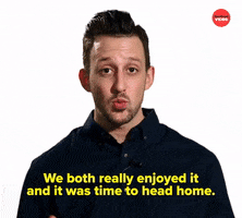 Time To Go Home Dating GIF by BuzzFeed