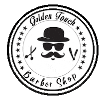 Goldentouch Barber Sticker by Golden Horn Brass