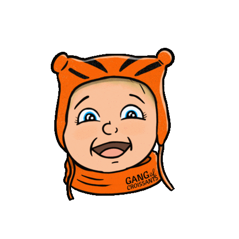 Baby Tiger Sticker by CBLOBLO