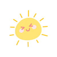 sashiseoul happy sun yellow adorable Sticker