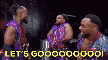 Happy Lets Go GIF by WWE