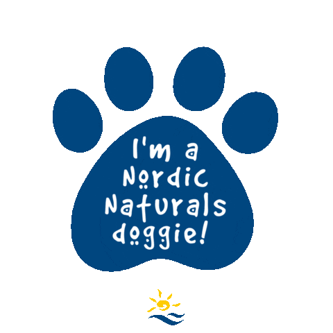 Omega 3 Dog Sticker by Nordic Naturals