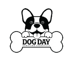 Dog Sticker by Downtown Evansville Indiana