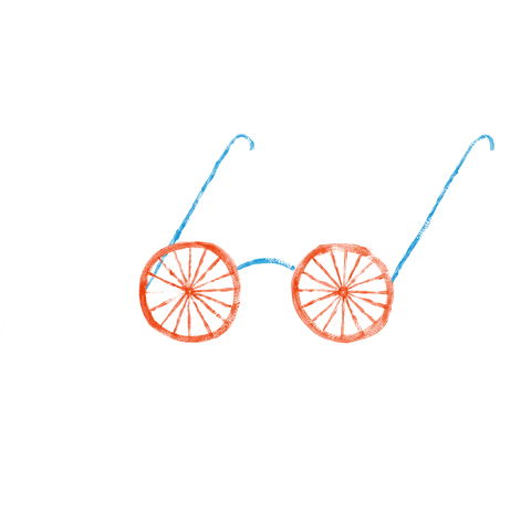Bike Glasses GIF by Martina Scott
