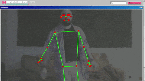A person striking various poses, with a wireframe overlaid on top of them