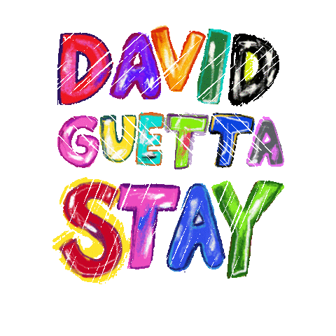 Stay Sticker by David Guetta