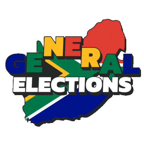 Voting South Africa Sticker by Ishmael Arias Pinto