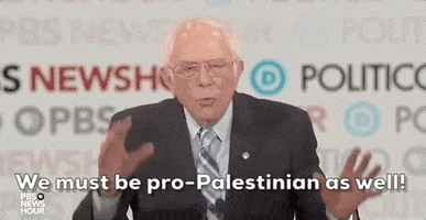 Bernie Sanders Palestine GIF by GIPHY News