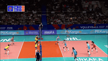 Brazil Foot GIF by Volleyball World