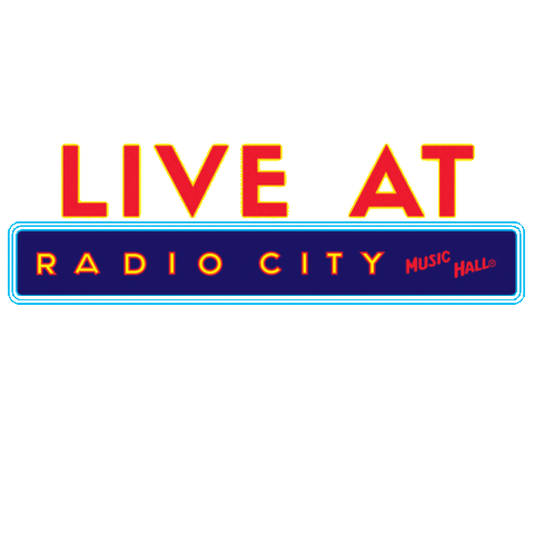 Live Music Rcmh Sticker by Radio City Music Hall