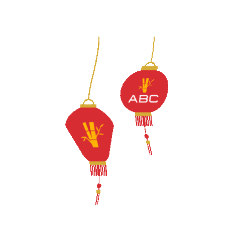 Lunar New Year Abc Sticker by Asianborrelclub
