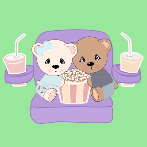 Teddy Bears Popcorn GIF