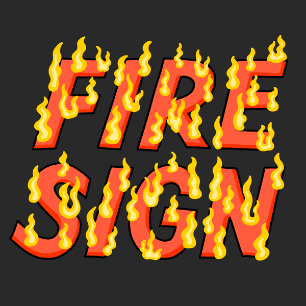 Zodiac Sign Burn GIF by Shenja