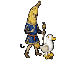 Duck Banana Sticker by lilianstolk