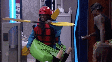 Costume Kayak GIF by Big Brother