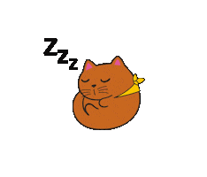 Sleepy Diane Sticker by GentleCat