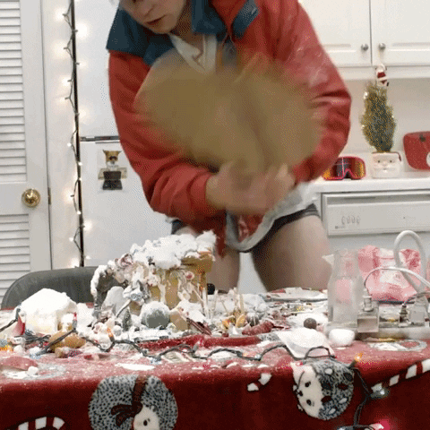 Gingerbread House Oops GIF by IFHT Films
