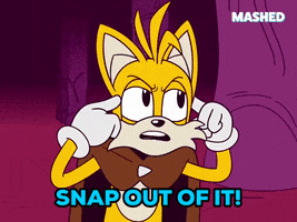 Snap Out Of It Sonic The Hedgehog GIF by Mashed