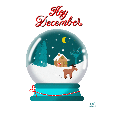 Let It Snow Christmas Sticker by Dani K.