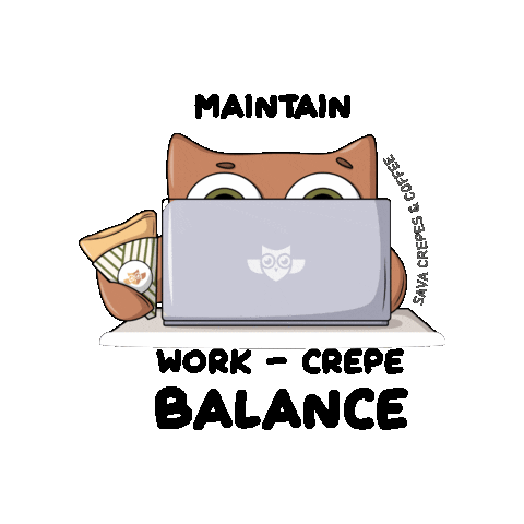 SAVA Crepes&Coffee Sticker