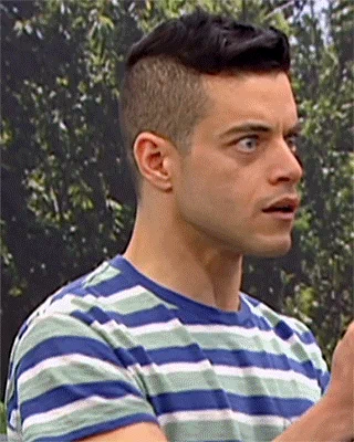 Rami Malek Reaction GIF