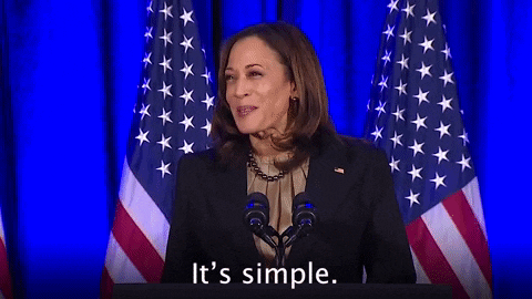 Kamala Harris Reaction GIF by The Democrats