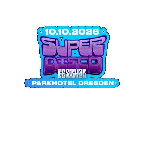 Logo Festival Sticker by DISCO DICE