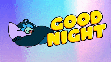 Happy Good Night GIF by Digital Pratik