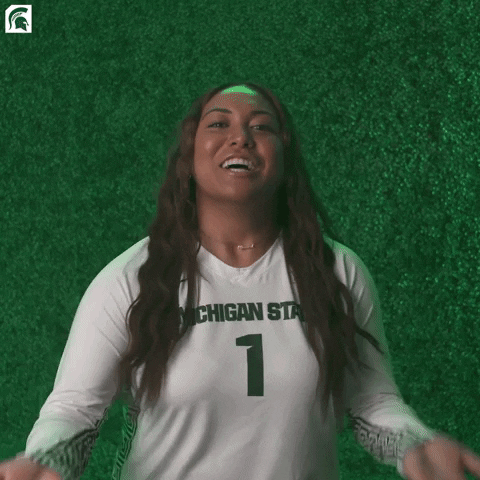 Lets Go Omg GIF by Michigan State Athletics