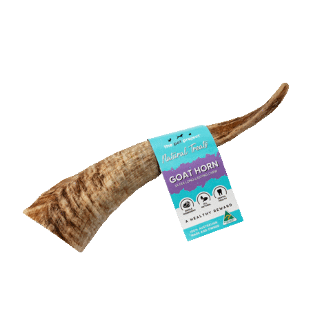 Goat Horn Dog Sticker by Natural Treats by The Pet Project