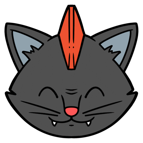 Happy Cat Sticker