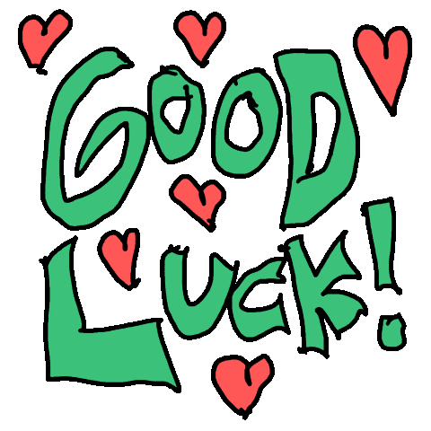 All The Best Good Luck Sticker by BB