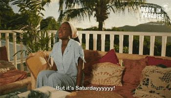 Weekend Saturday GIF by Death In Paradise