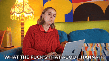 What Am I Doing Wtf GIF by HannahWitton