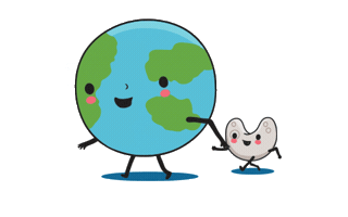 Earth Galaxy Sticker by Simon Kids