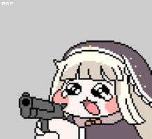 Pixel Art Gun GIF