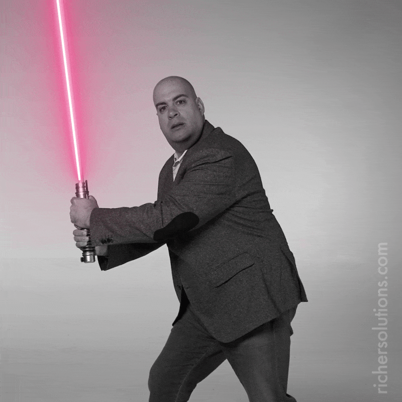 Light Saber Force GIF by Richer Solutions