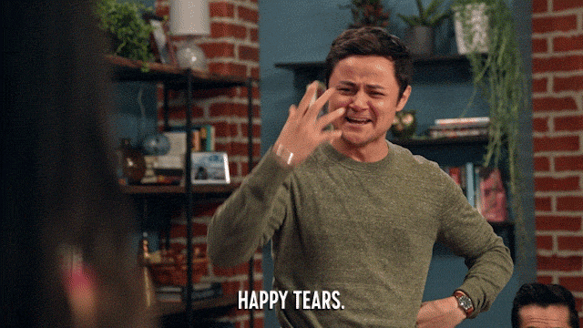 Happy-tears GIFs - Get the best GIF on GIPHY