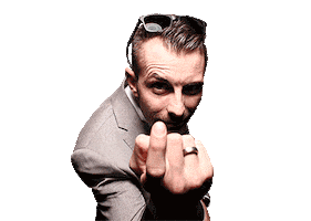 Finger Doit Sticker by Oliver Albrecht